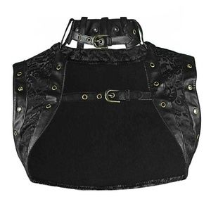 Black Collared Steampunk Bolero Jacket